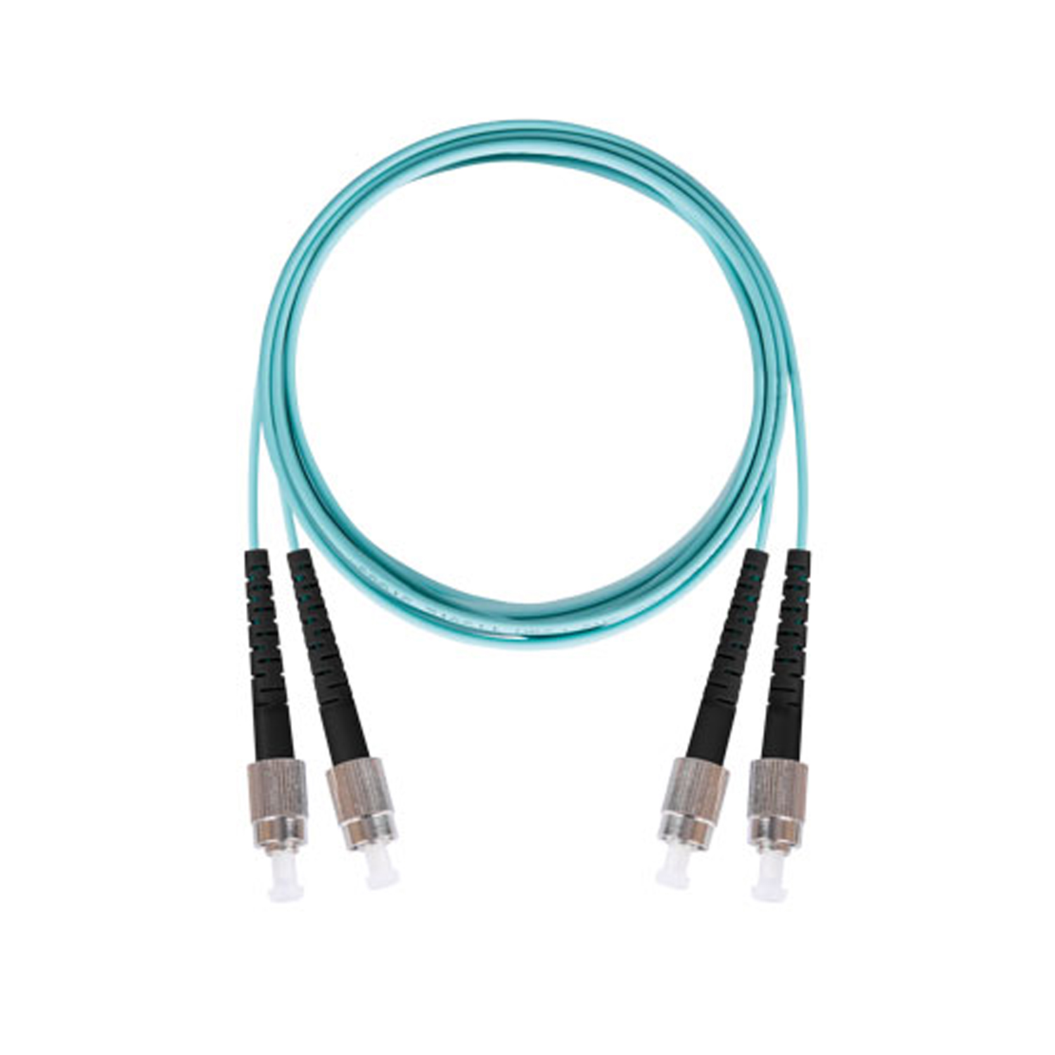 Шнур оптический соединительный, двойной, многомодовый MM 50/125 OM3, FC/UPC-FC/UPC, LSZH нг(A)-HF, 2 м