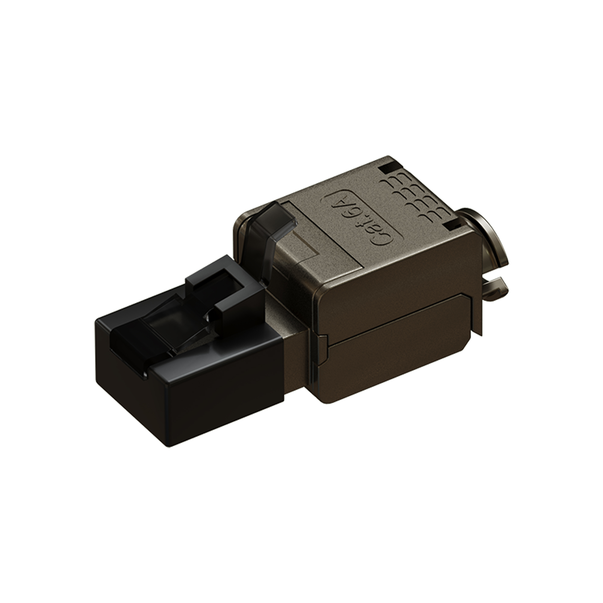 Коннектор RJ45/8P8C под витую пару, Кат.5e, T568B, укороченный, самозажимной, полный экран
