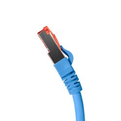Шнур коммутационный (патч-корд) экранированный F/UTP, Кат.6, LSZH нг(A)-HF, цвет синий, 2.0 м