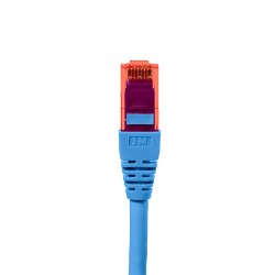 Шнур коммутационный (патч-корд) U/UTP, Кат.6, LSZH нг(A)-HF, цвет синий, 0.15 м