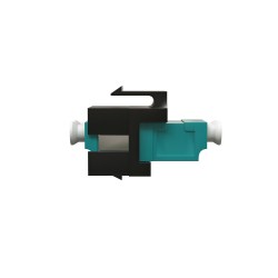 Модуль коммутационный типа Keystone 2LC/UPC MM 50/125, цвет черный