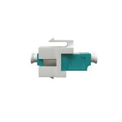Модуль коммутационный типа Keystone 2LC/UPC MM 50/125, цвет белый