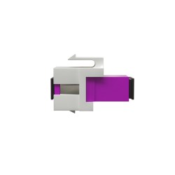 Модуль коммутационный типа Keystone SC/UPC MM 50/125, цвет белый