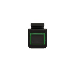 Модуль коммутационный типа Keystone SC/APC SM 9/125, цвет черный