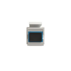Модуль коммутационный типа Keystone SC/UPC SM 9/125, цвет белый