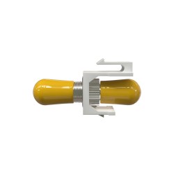 Модуль коммутационный типа Keystone ST/UPC SM 9/125, цвет белый